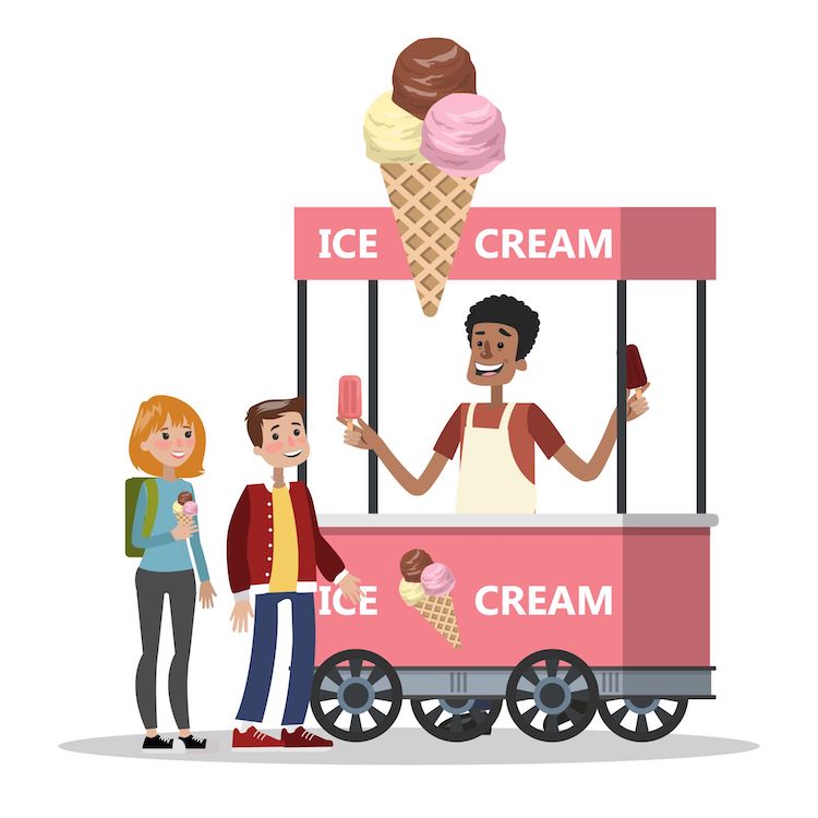 Location machine à glace italienne pour les professionnels