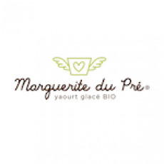 Logo des yaourts glacés bio Marguerite du Pré